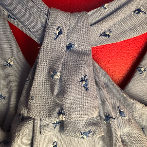 Custom Denim Midi Dress - Picture 3 of 4